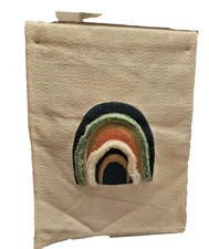 The Spring Shop Desert Skies Rainbow Boho Table Runner 72”x13” Cotton Tassels