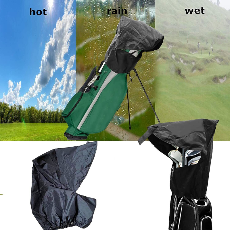 Waterproof Golf Cart Bag Rain Cover Hood For Easy Access eBay