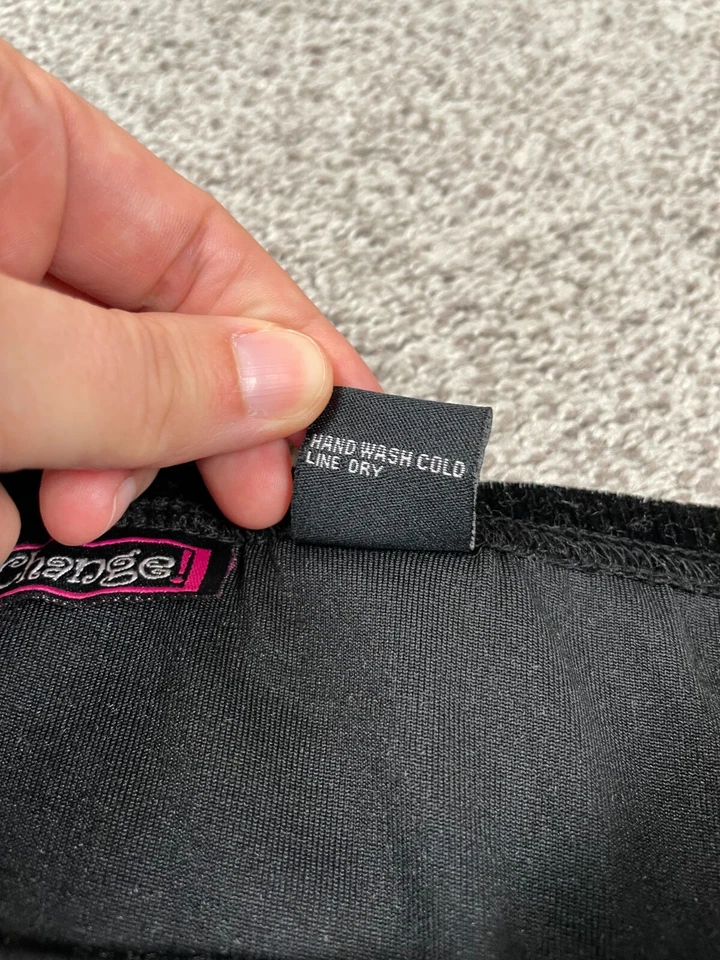 Vintage Exact Change Skirt Womens Large Black Velvet Ruffle Whimsigoth Punk Goth - Image 4 of 4