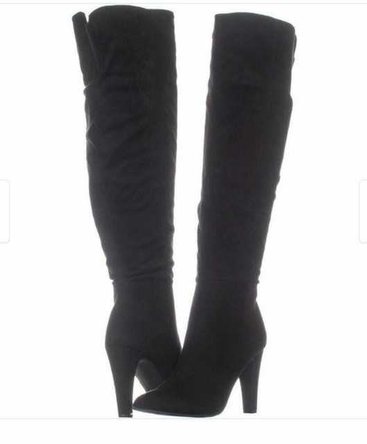 material girl over the knee boots