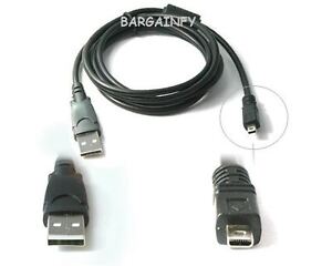 DIGITAL CAMERA USB CABLE FOR Sony CYBERSHOT DSC-W180