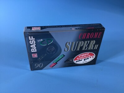 BASF Chrome Super II 90 Minuten Audio Kassette - IEY Type II Position High