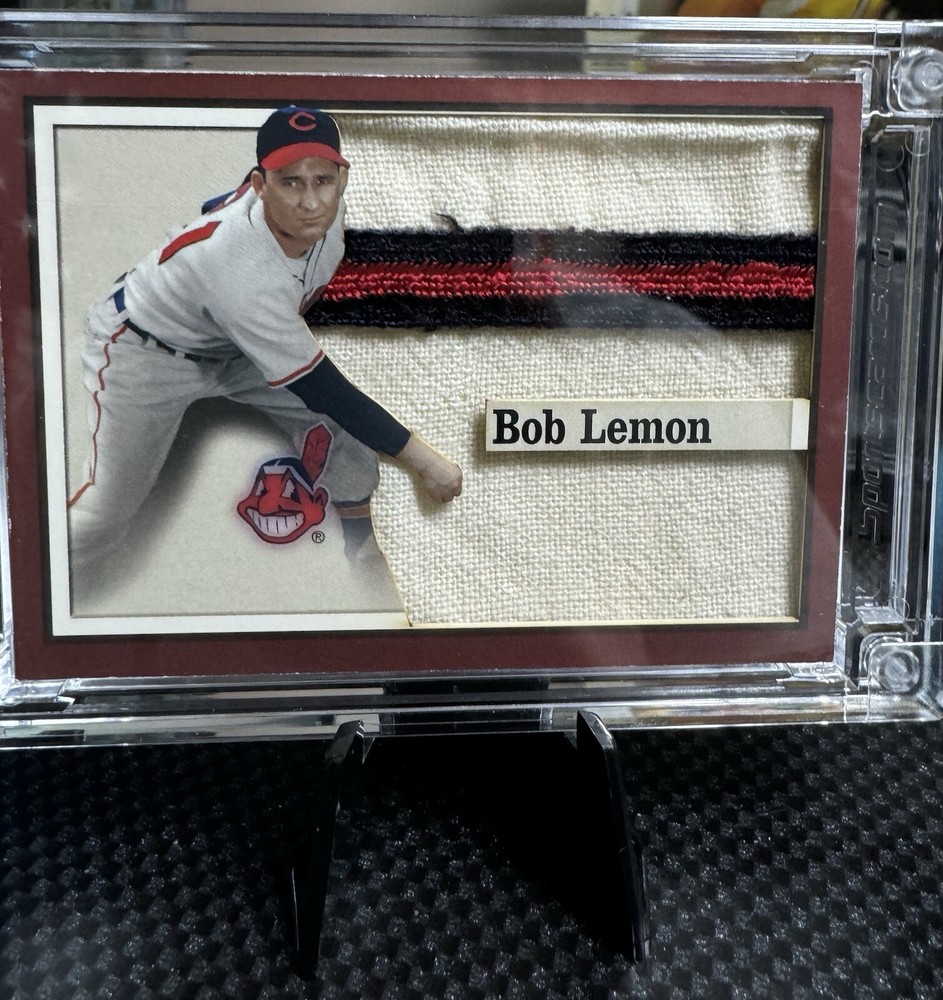 2024 Jersey Fusion Bob Lemon Game Worn Jersey 4/10