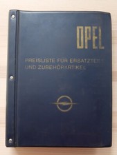 OPEL Ersatzteile und Zubehör Preisliste 1994 2000 2001 Handbuch Katalog Irmscher