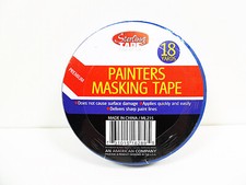 Blue Painters Tape Rolls 1 Inch x 18 Yd Roll Sharp Line Painting Masking Tapes