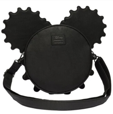 Loungefly Mickey Mouse Spiderweb Mickey GITD Crossbody Purse  display picture 2