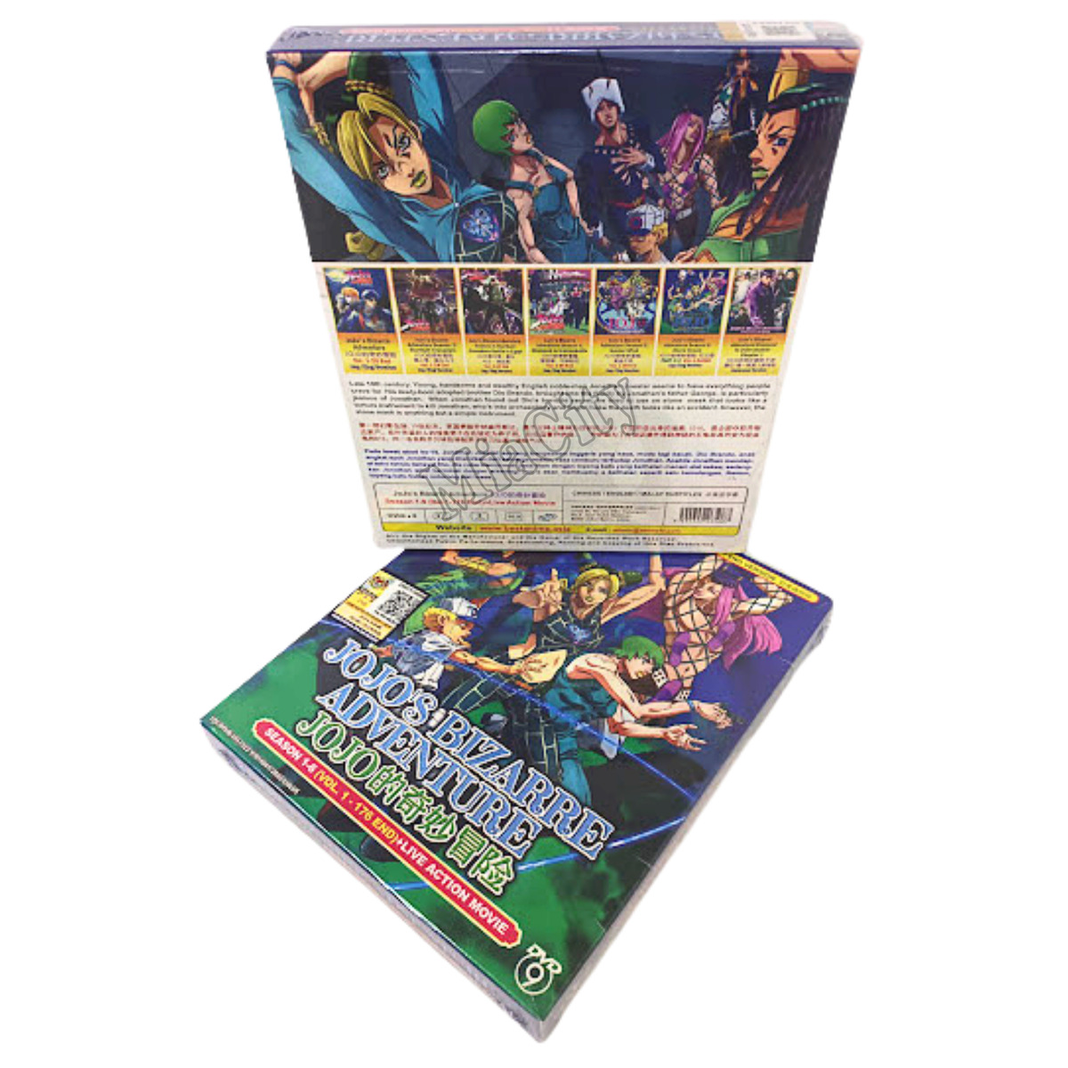 JoJo's Bizarre Adventure DVD (Season 1~6 + Live Movie) with