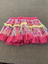 Hello Kitty Size 12M Lace Sheer Pink Tutu Skirt Baby Toddler CE 
