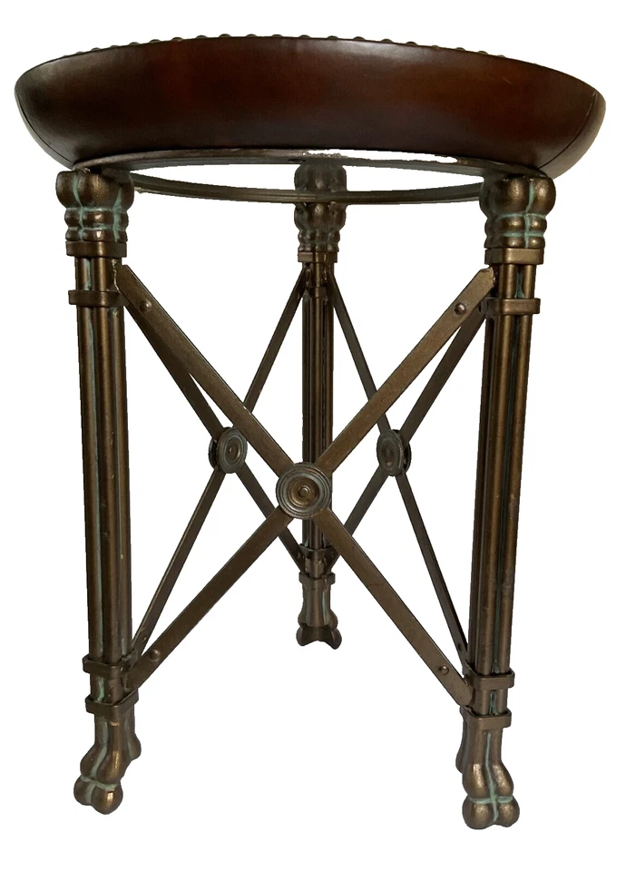 Mesa auxiliar estilo director Maitland Smith vintage años 80 Foto 2 de 4