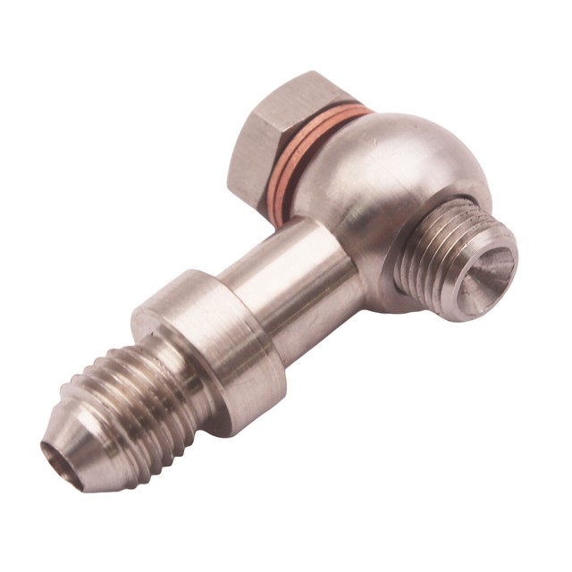 Restricteur D'huile Turbo 1.0 Mm M11x1.0 Vers 4AN – En Acier Doux, Pour Garrett GT25R, GT28R, GT30R…