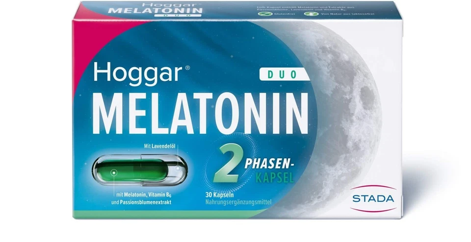 DR. THEISS NATURWAREN GMBH Hoggar Melatonin Duo 2-Phasen-Kapsel Kapseln 30 St PZN 18155950