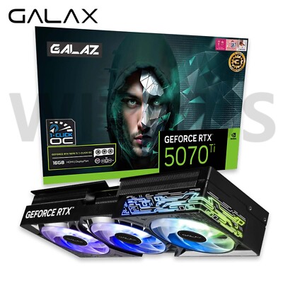 GALAX GALAX GeForce RTX 5070 Ti BLACK OC D7 16GB Gaming Graphics