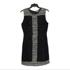 41 Hawthorn Black lace over knit office dress Women’s Size M Medium