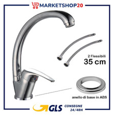 Robinet Mélangeur Commande Unique Pour Évier Cuisine Canne Élevé Chrome