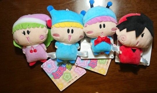 Mirmo Zibang Mascot Plush Toy Doll 4 Set Mirmo Rirumu Yashichi