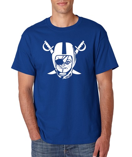 Camiseta OAKLAND RAIDERS Logotipo Chucky Fútbol Jon Gruden en Camiseta S-6XL - Imagen 8 de 12
