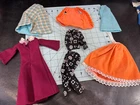 Lot of Barbie Doll Vtg Clothing Capes Dress Outfit