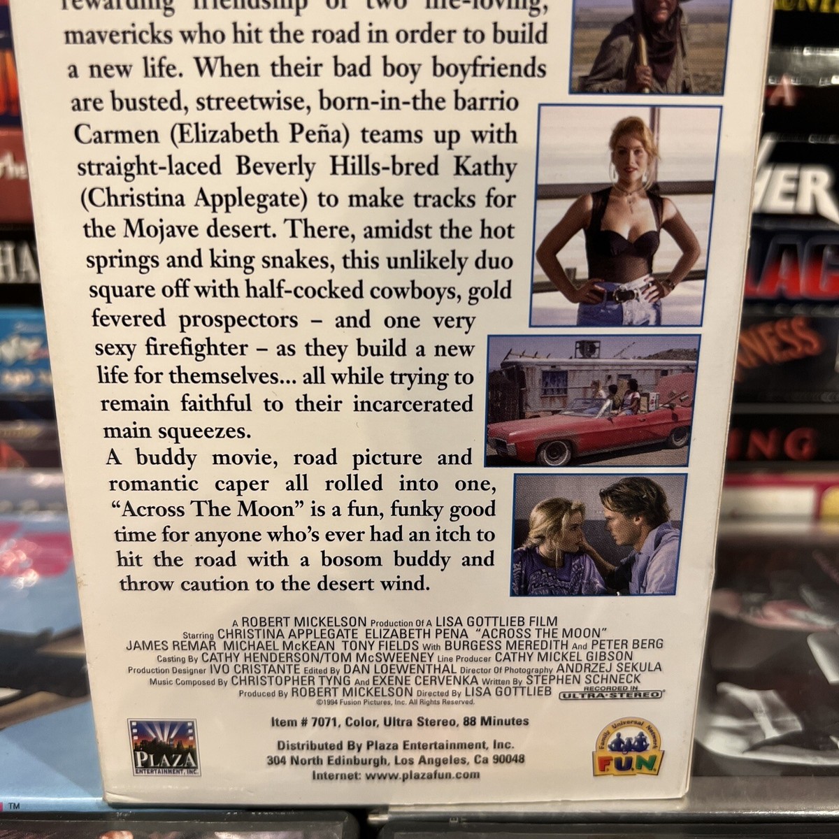 Across the Moon 1994 VHS Tested Christina Applegate