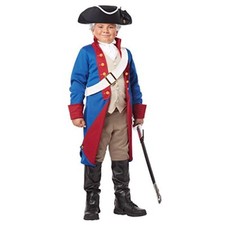 American Patriot Colonial Founding Father Fancy Dress Up Halloween Child Costume