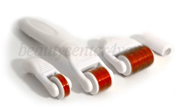 5合1 Derma Roller护肤套装钛合金适用于脂肪团、皱纹、痤疮、疤痕 — 第 4/4 张图片