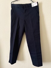 Uniqlo Women’s Cotton Tapered Pants Navy Size 6 W27 Casual Workwear