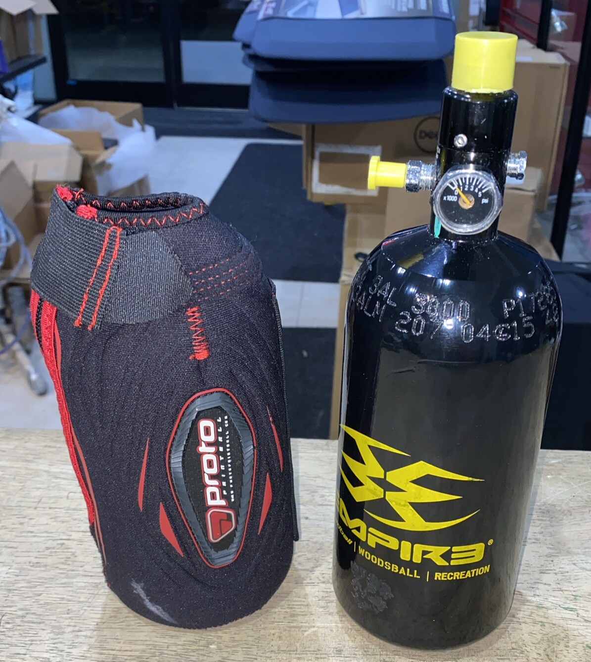 Spyder Aggresor Paintball Gun W/ Hopper Loader,Mask,Paintballs,3 Tanks