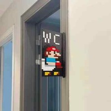 Panneau de Toilette (WC) SUPER MARIO ¤ Jeu de construction ¤ NEUF avec notice