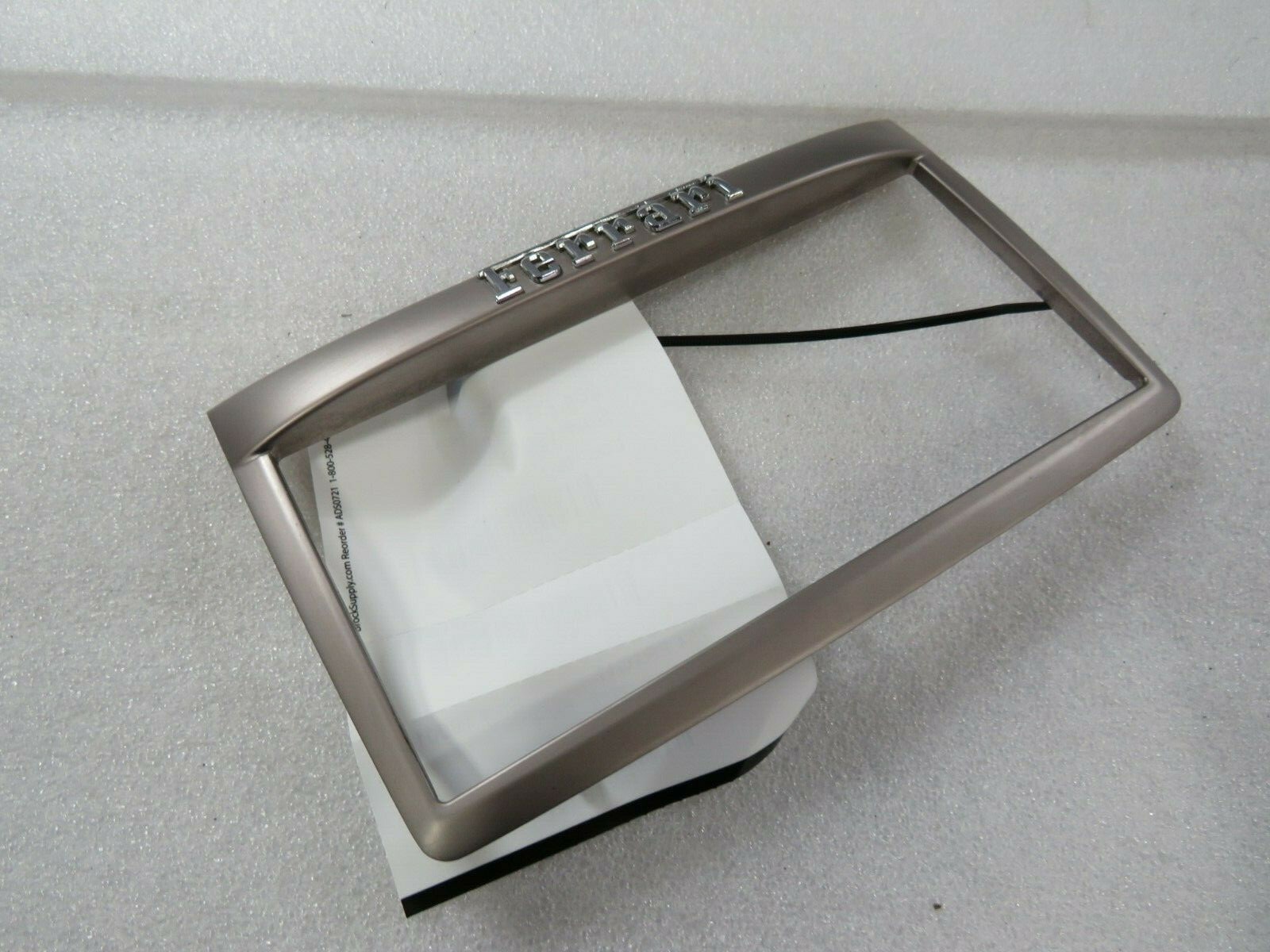 Ferrari California, Radio Bezel, Silver, Used, P/N 80521600