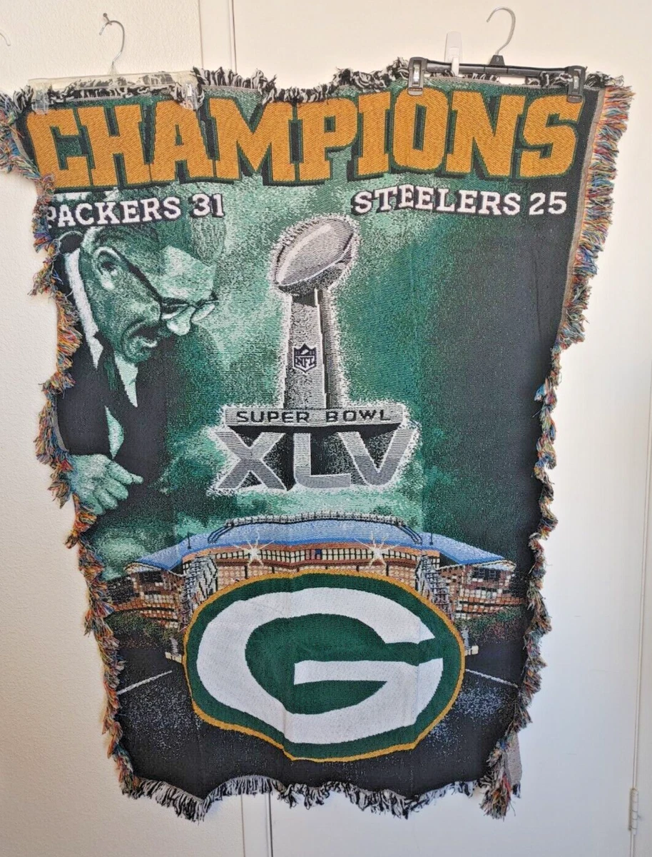 greenbay packers tapestry superbowl 45