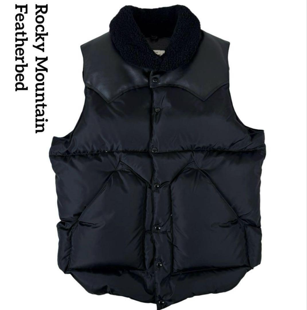 ROCKY MOUNTAIN FEATHERBED CO. ベスト 36 Rocky Mountain FeatherBed 36 S Black Puffer Vest | eBay