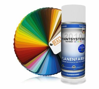 Planenlackspray 400ml LKW Planenfarbe RAL1000 - RAL9018 glänzend