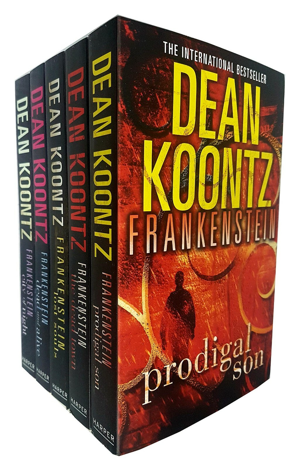 Dean Koontz Frankenstein Series Collection 5 Books Set Dead Town, Prodigal Son