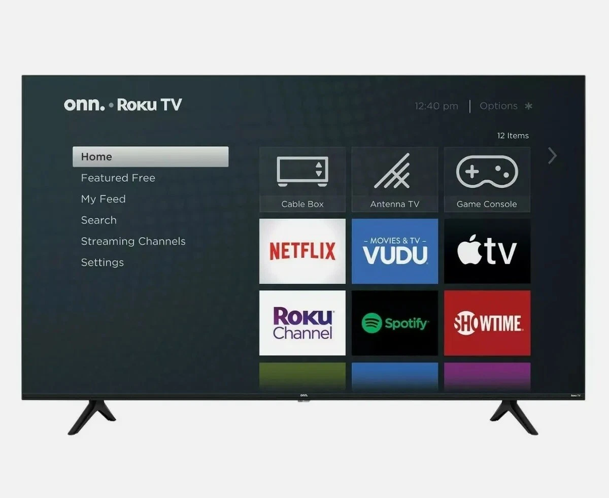 onn. 65 Class 4K UHD 2160P LED Roku Smart Television HDR