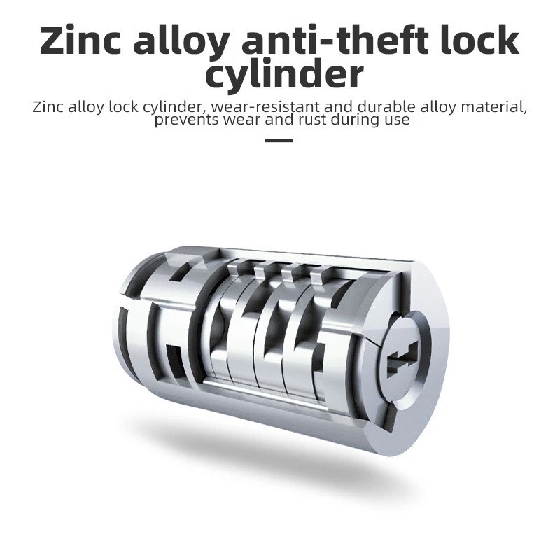 ROCKBROS Bike Silicone U-Lock Motor Anti-theft High-Strength Alloy Steel Lock - Image 3 of 4