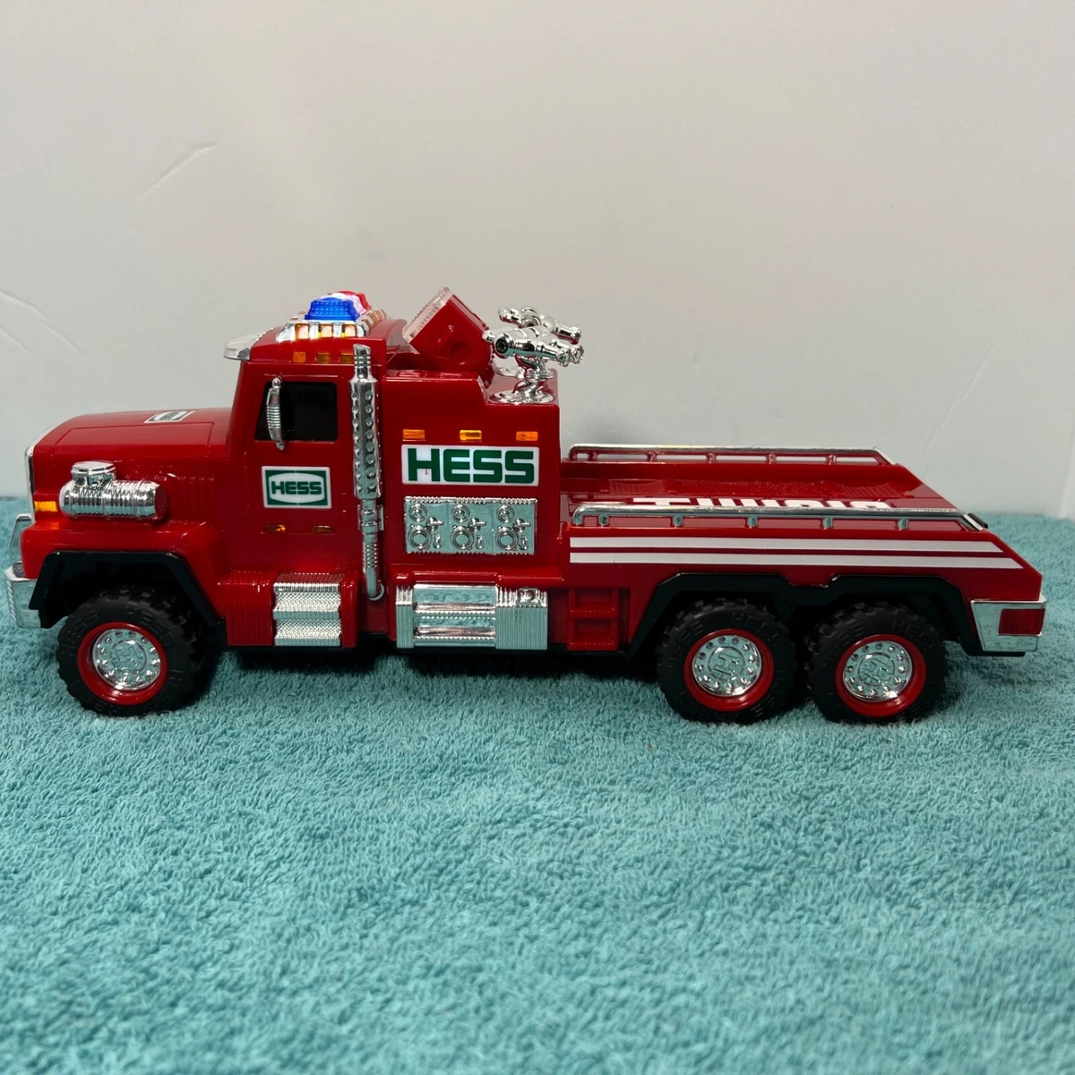 Hess red fire store truck