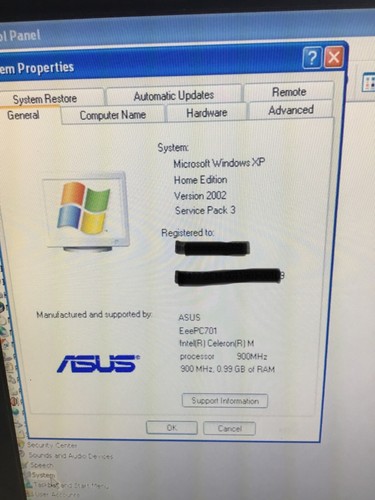Asus Eee PC 701 Windows XP Compact Mini PC 900 MHz Processor & Extra Memory - Picture 6 of 23
