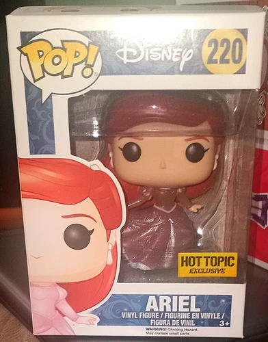 Funko Pop! Vinyl: Disney - Ariel (Pink Dress) (Glow , Pink) - Hot Topic...