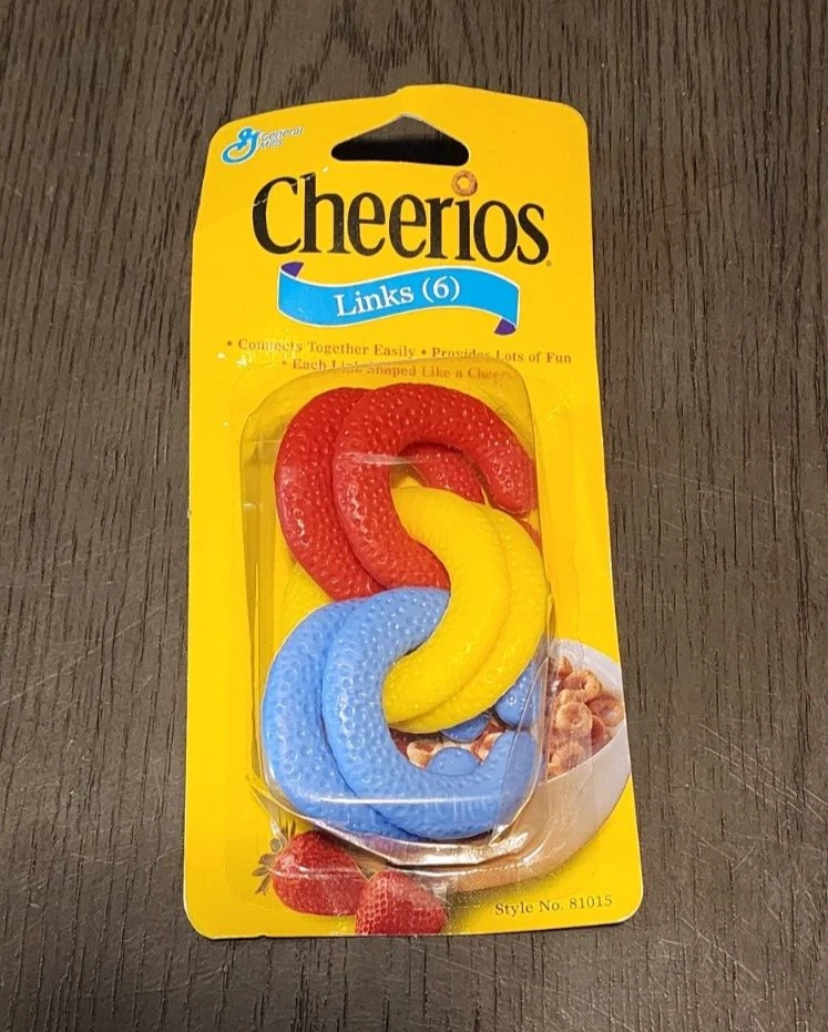 Vintage General Mills Baby Teething Links Toy Cheerios Cereal
Opens in a new window or tab