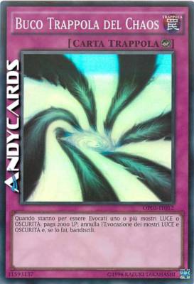 LOCH CHAOSFALLE   (Chaos Trap Hole)   Super R   OP03 IT012   YUGIOH!