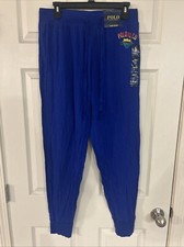 Polo Ralph Lauren Men s Size M Lightweight Blue Jogger Sleep Pants NWT