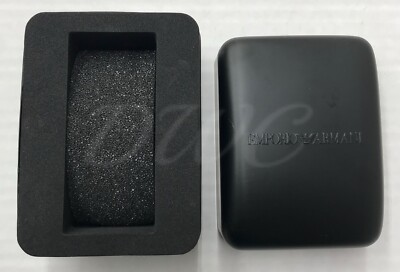 Emporio Armani Black Presentation Display Storage Case Watch Box 