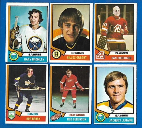 1974-75 OPC O PEE CHEE NHL HOCKEY CARD ERROR & VARIATION 1-132 SEE LIST - Picture 47 of 292
