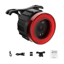 USB Rechargeable Bike Taillight Multifunction Road Brake-warning Light 420mAh