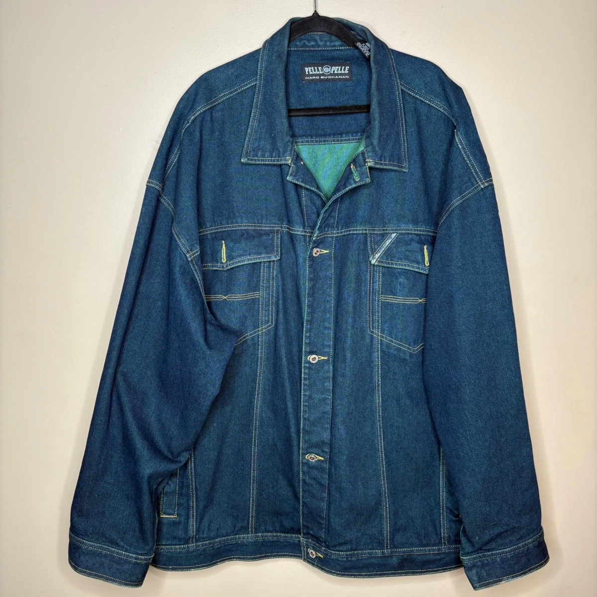 Pelle Pelle Blue Denim Coats, Jackets & Vests for Men for Sale