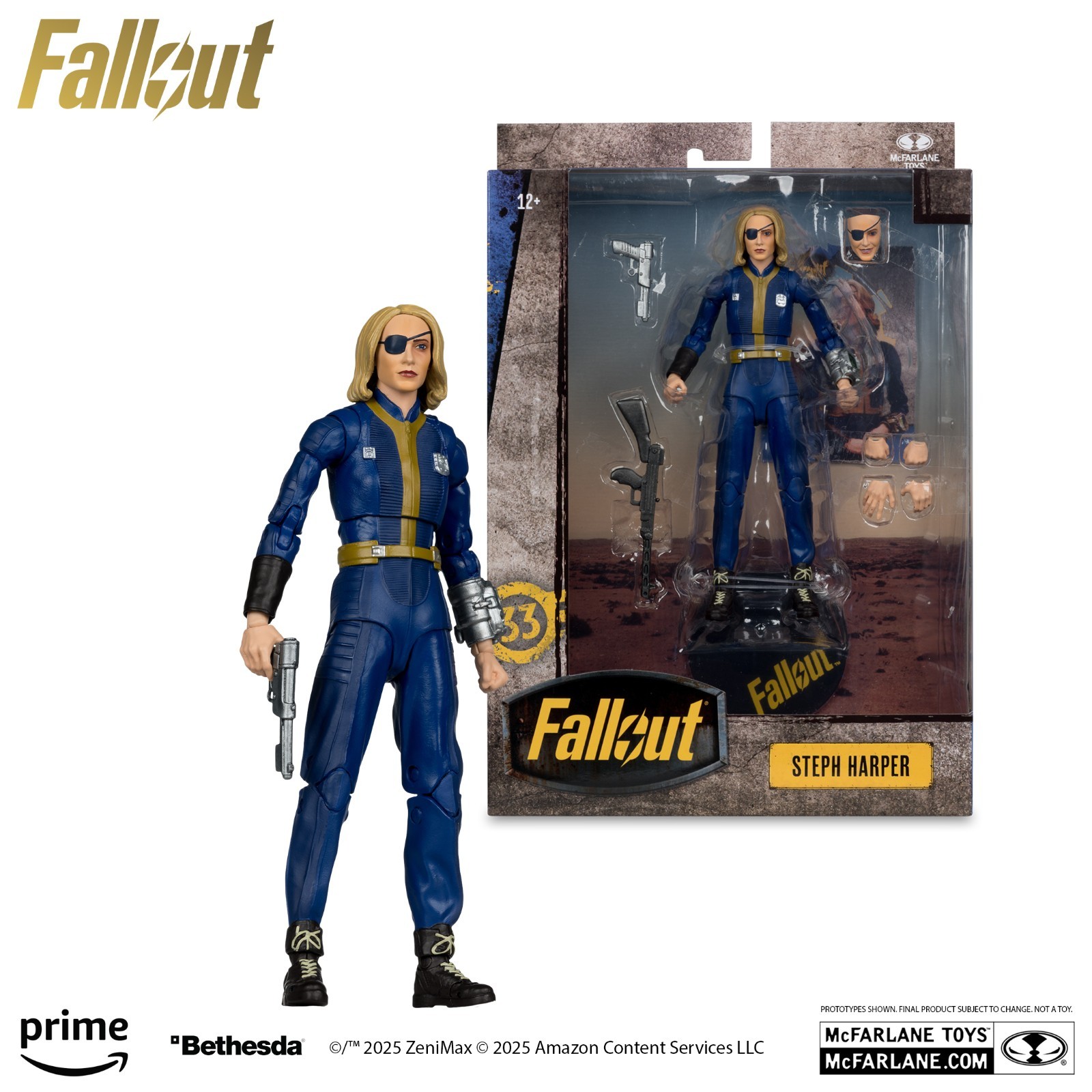 McFarlane Toys Fallout Steph Harper Fallout TV Series 11614 New IN STOCK