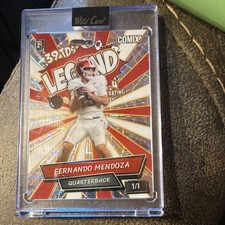 Wild Card Comix Fernando Mendoza Legend 1/1 Insert ACBL-FM05 2025 Football
