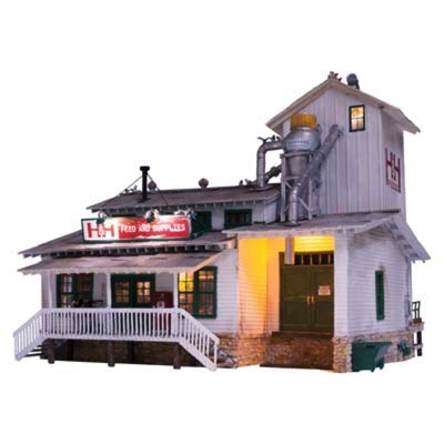 WOODLAND SCENICS - H&H Feed Mill - HO Scale (BR5059)