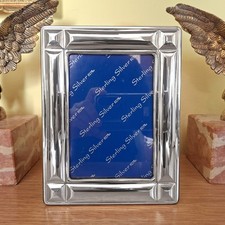Cornice Portafoto in Argento 925 massiccio anni 80 x foto cm 9x13 Stile Classico