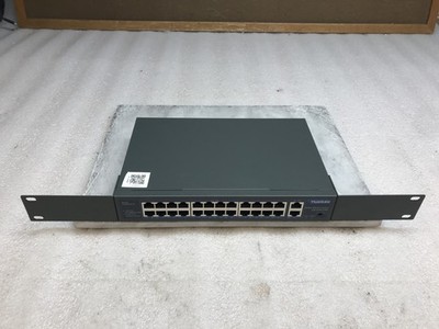 Yuanley 26 Port Ethernet Switch with 24 port POE YS20242F-P rack ears