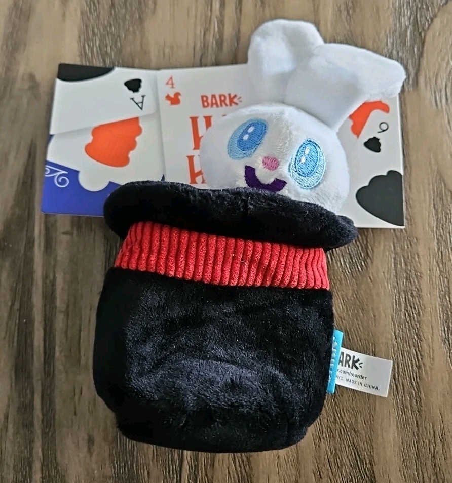 Bark Box Dog 2pc Toy Plush HAT HARE Great Barkini's Magnific